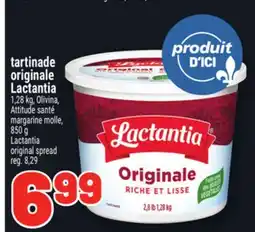Metro TARTINADE ORIGINALE LACTANTIA | LACTANTIA ORIGINAL SPREAD offer