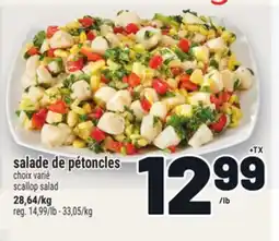 Metro SALADE DE PÉTONCLES | SCALLOP SALAD offer