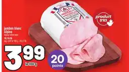 Metro JAMBON BLANC ALPINA | ALPINA WHITE HAM offer