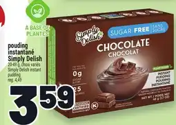 Metro POUDING INSTANTANÉ SIMPLY DELISH | SIMPLY DELISH INSTANT PUDDING offer