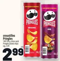 Metro CROUSTILLES PRINGLES | PRINGLES POTATO CHIPS offer