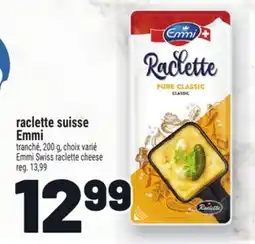 Metro RACLETTE SUISSE EMMI | EMMI SWISS RACLETTE CHEESE offer