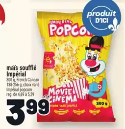 Metro MAÏS SOUFFLÉ IMPÉRIAL | IMPÉRIAL POPCORN offer