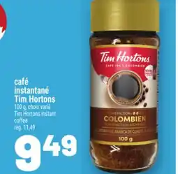 Metro CAFÉ INSTANTANÉ TIM HORTONS | TIM HORTONS INSTANT COFFEE offer