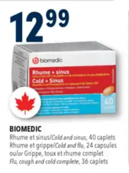 Familiprix BIOMEDIC, sinus/Cold and sinus, 40 caplets offer