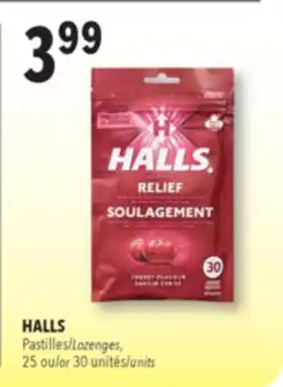 Familiprix HALLS, Lozenges, 25 or 30 units offer