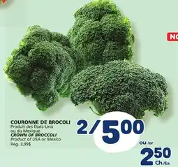 Marché Bonichoix CROWN OF BROCCOLI offer