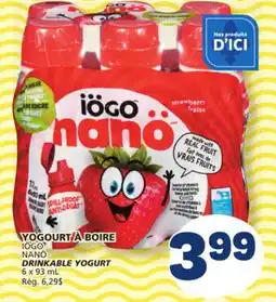 Marché Bonichoix IÖGO NANÖ DRINKABLE YOGURT offer