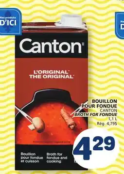 Marché Bonichoix CANTON BROTH FOR FONDUE offer