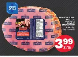 Marché Bonichoix SCHNEIDERS BONE-IN SMOKED HAM offer
