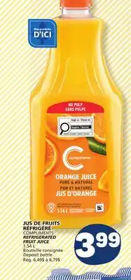 Marché Bonichoix COMPLIMENTS REFRIGERATED FRUIT JUICE offer