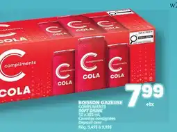 Marché Bonichoix COMPLIMENTS SOFT DRINK offer