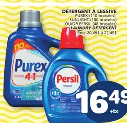 Marché Bonichoix PUREX, SUNLIGHT OR PERSIL LAUNDRY DETERGENT offer
