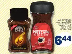 Marché Bonichoix NESCAFÉ RICHE TASTER'S CHOICE, INSTANT COFFEE offer