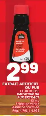 Marché Bonichoix CLUB HOUSE IMITATION OR PUR EXTRACT offer