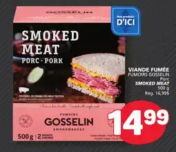 Marché Bonichoix FUMOIRS GOSSELIN Porc SMOKED MEAT offer