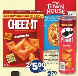 Marché Bonichoix KELLOGG'S TOWN HOUSE ,CHEEZ-IT CRACKERS OR CHIPS offer