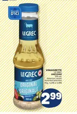 Marché Bonichoix LE GREC DRESSING offer