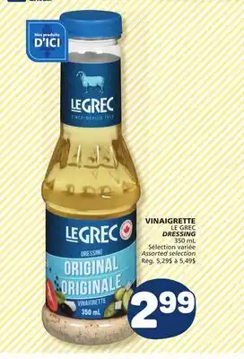 Marché Bonichoix LE GREC DRESSING offer