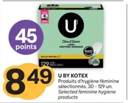 Brunet U BY KOTEX Produits d'hygiène féminine sélectionnés offer