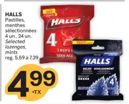 Brunet HALLS Pastilles, menthes sélectionnées offer