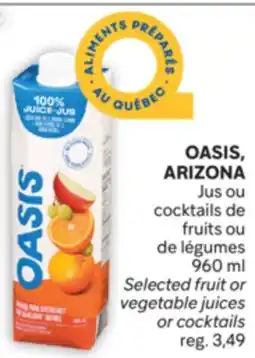Brunet OASIS, ARIZONA Jus ou cocktails de fruits ou de légumes offer