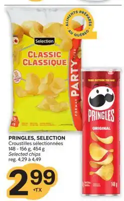 Brunet PRINGLES, SELECTION Croustilles sélectionnées offer