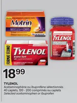 Brunet TYLENOL Acétaminophène ou ibuprofène sélectionnés offer