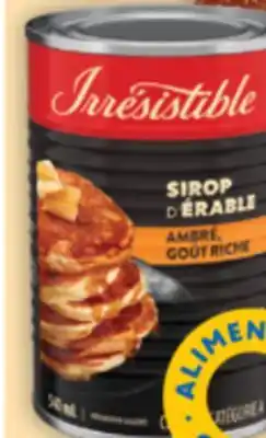 Brunet IRRÉSISTIBLE Sirop d'érable ambré sélectionné offer