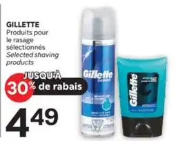 Brunet GILLETTE Produits pour le rasage sélectionnés offer