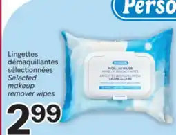 Brunet PERSONNELLE Lingettes démaquillantes sélectionnées offer