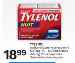 Brunet TYLENOL Acétaminophène sélectionné offer