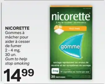 Brunet NICORETTE Gommes à mâcher pour aider à cesser de fumer offer