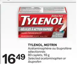 Brunet TYLENOL, MOTRIN Acétaminophène ou ibuprofène sélectionnés offer