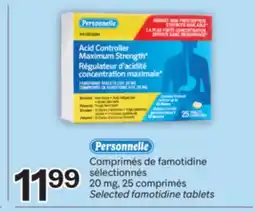 Brunet PERSONNELLE Comprimés de famotidine sélectionnés offer