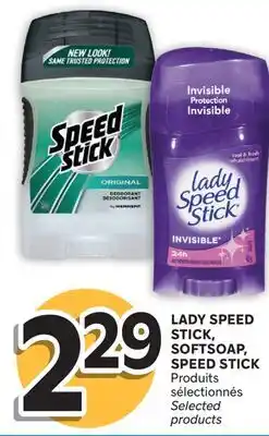 Brunet LADY SPEED STICK, SOFTSOAP, SPEED STICK Produits sélectionnés offer