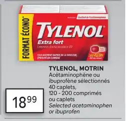 Brunet TYLENOL, MOTRIN Acétaminophène ou ibuprofène sélectionnés offer