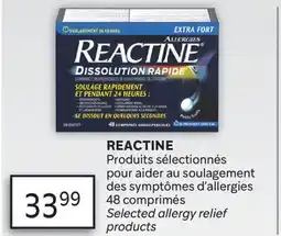 Brunet REACTINE Produits sélectionnés pour aider au soulagement des symptômes d'allergies offer