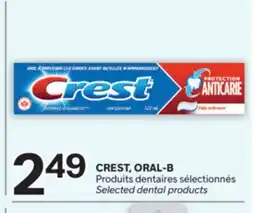 Brunet CREST, ORAL-B Produits dentaires sélectionnés offer
