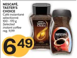 Brunet NESCAFÉ, TASTER'S CHOICE Café instantané sélectionné offer