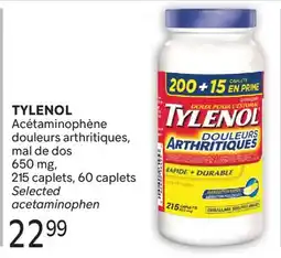 Brunet TYLENOL Acétaminophène douleurs arthritiques, mal de dos offer