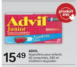 Brunet ADVIL Ibuprofène pour enfants offer