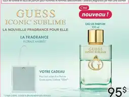 Brunet GUESS Eaux de toilette et eaux de parfum pour hommes et femmes sélectionnées offer