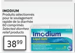 Brunet IMODIUM Produits sélectionnés pour le soulagement offer