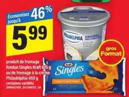 Maxi Kraft Singles ou Philadelphia offer