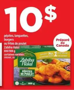 Maxi Zabiha Halál pépites de poulet offer