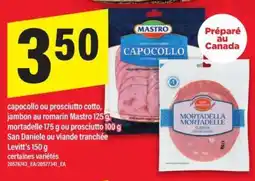Maxi Capocollo ou Prosciutto Cotto offer