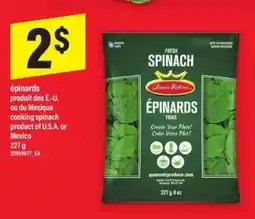 Maxi épinards offer