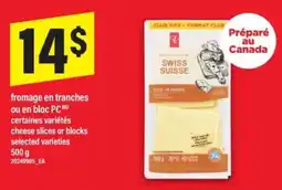 Maxi fromage en tranches ou en bloc PC offer