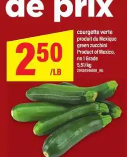 Maxi COURGETTE VERTE offer